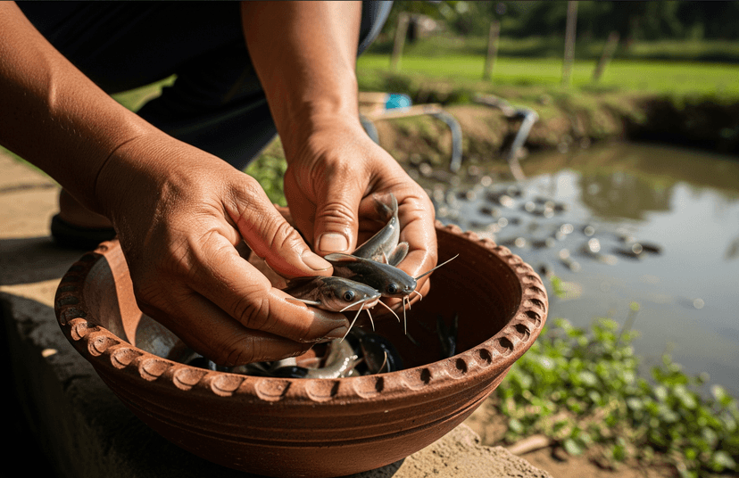 Bibit lele unggul di air jernih